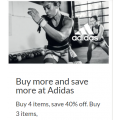 Adidas Factory Outlet - Weekend Sale: Buy 2 Items, Save 20% Off | Buy 3 Items, Save 30% Off | Buy 4 Items, Save 40% Off  [Fri 9th - Sun 11th Oct 2020]