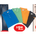 Dimmeys - Back in Business Sale: Men&#039;s Polo Shirts $1.99 - Starts Mon 10th Feb