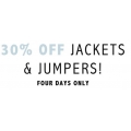 30% Off Jackets &amp; Jumpers At Dissh - 4 Day Offer 