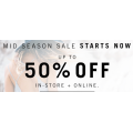 Dissh Mid Season Sale - Up to 50% off (In-store &amp; Online)