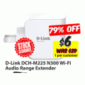 MSY - D-Link DCH-M225 N300 Wi-Fi Audio Range Extender $6 (Was $55)