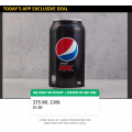 Dominos - App Exclusive Deal: 375ml Can $1 Pick-Up / Delivery via App - Today Only