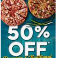 Dominos - 50% Off Large Premium and Traditional Pizzas Ellenbrook, W.A &amp; More (codes)