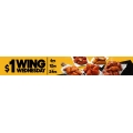 Pizza Hut - $1 Chicken Wings Wednesdays