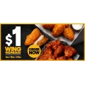 Pizza Hut - $1 Chicken Wings Wednesday