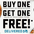 Domino&#039;s - Buy 1 Pizza Get 1 Free Delivered (code)