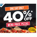 Domino&#039;s - 40% Off Pizza Orders (Coupon)! Today Only