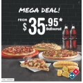 Domino&#039;s Pizza Weekend Deal - Any 3 Pizzas, 2 Garlic Bread &amp; 2 1.25L Drink from $35.95 (code)