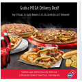  Domino&#039;s Weekend Facebook Deal - 3 Pizzas, 2 x Garlic Bread and 2 x 1.25L Drink from $33 (code)! Delivery only