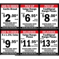 Latest Domino&#039;s Coupons, Pizzas from $4.95 - Valid until 13/06