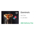 Dominos - Free Delivery via Uber Eats - No Minimum Spend