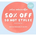 50% Off On 50 Styles At Dotti - 50 Hours Only Offer