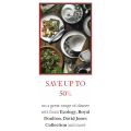 David Jones - Flash Sale: Up to 50% Off Dinner Set (Online &amp; In-Store)