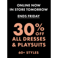 Dotti - Flash Sale: 30% Off Dresses &amp; Playsuits - 2 Days Only
