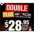 Dominos Latest Coupons: Any 2 Pizzas, 1 Garlic Bread &amp; 1.25L Drink $28.95 (Delivery) &amp; More