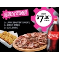 Eagle Boys Mad Deal Starting 3:30 pm Today - 1 Large BBQ Meatlover&#039;s, 1 Garlic Bread &amp; 1.25 L Drink From $7 (Pick Up Only) 
