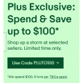 eBay - Spend &amp; Save Offers: $10 / $50 / $100 Off on $100 - $499 / $500 - $999 / $1000+ Spend (code)! Plus Members Only