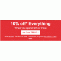 [Targeted] 10% off when you spend $75 or more sitewide@ eBay