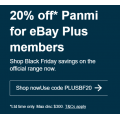 eBay Black Friday - Flash Sale: 20% Off Storewide (code)! Max. Discount $300 [Plus Members Only]