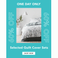 Sheridan Outlet - 1 Day Sale: 60% Off Selected Quilt Cover Sets