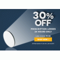 VisionDirect - 30% OFF Prescription Lenses (code)! 24 Hours Only