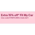 eBay Fit My Car - 15% Off Orders (code)! Ends Wed 26th Jan
