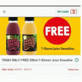 7-Eleven - Free 300ml Juice Smoothie via Fuel App! Today Only