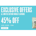 Myprotein - Exclusive Offer: 45% Off Sitewide (code)