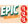 7-Eleven - Epic Wednesday Offers: 45.5g Mars Caramel Sundae Medium Bar $1; 108-135g Cadbury Choc Bag Varieties $2; Slow