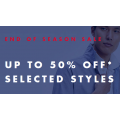 Tommy Hilfiger - End of Season Sale: Up to 50% Off Selected Styles 