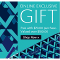 Free $180 Gift on $70+ Purchases at Estee Lauder - While Stocks Last!