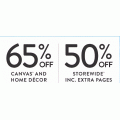 Snapfish - Splash Sale: 50% Off Storewide / 65% Off Canvas &amp; Home Decor (codes)