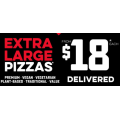 Dominos - Extra Large Value, Traditional, Premium, Vegan, or Vegetarian Plant-Based Pizza $18 Delivered (code)