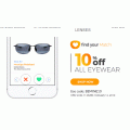 VisionDirect - 10% Off all Eyewear &amp; Free Shipping (code)