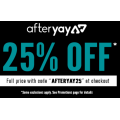 Fangear - AfterYay Sale: 25% Off Everything (code)! 48 Hours Only