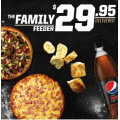 Pizza Hut - Good Friday Deals: 2 Sides $6 Pick-Up / 2 Large Pizzas, Garlic Bread &amp; 1.25L Drink $29.95 Delivery / 3 Large
