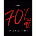 The Iconic - Last Size Clearance Sale: Up to 70% Off Over 1880 Items: Tees $4.45; Briefs $5.49; Shoes $8.99 etc. 