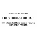 Reebok - Father&#039;s Day Sale: 30% Off Selected Men&#039;s Classic Footwear (code)