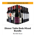 First Choice Liquor - Bundle Sale: Up to 50% Off Wine Bundles + Free Delivery e.g. Dinner Table Reds Mixed Bundle $105 (Was