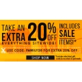 House.com.au - Friends &amp; Family Offer: Extra 20% Off on top of Up to 80% Off Sale Items (code)! 24 Hours Only [Expired]