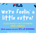 FILA - 3 Days Sale: Minimum 50% Off Storewide (In-Store &amp; Online)