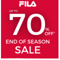 FILA - End of Season Sale: Up to 70% Off Storewide e.g. Accessories $10; Tank $15; Tee $15; Footwear $20 etc.