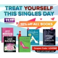 Fishpond - Singles Day 11.11 Sale: 10% Off all Books (code)! Today Only