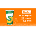 Subway - Free Regular Cup Drink with Steak Sheriff or Chicken Bandit Sub (Eat Fresh Club Members Only)