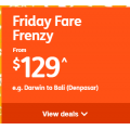 Jetstar - International Friday Fare Frenzy - Fly to Bali $196; Fiji $424; Vietnam $457 Return etc.