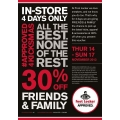 4 Days Footlockers Friends &amp; Family Sale - 30% OFF