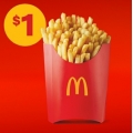 McDonald&#039;s - $1 Large Fries via mymacca’s App! Today Only