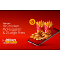 McDonald’s - $8 Mates Share Pack: 18 McNuggets + 2 Large Fries via mymacca’s App! Today Only