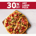  Pizza Hut - 30% Off Any Large Pizza (code)