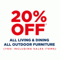 Amart Furniture - 20% Off Living, Dining &amp; Outdoor! (Friday - Sunday)
